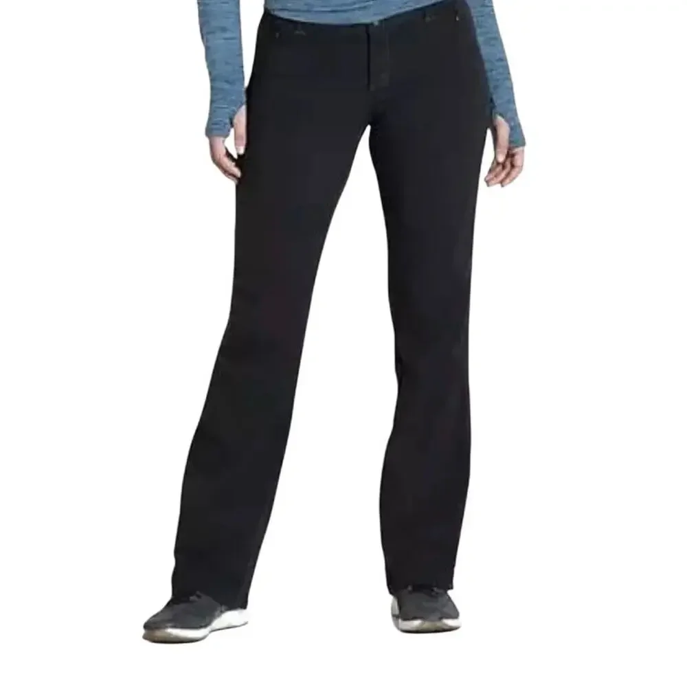 KUHL Ripstop Hiking Pant Women 8 Black Light Outdoor Travel Camping Gorpcore - Picture 1 of 11